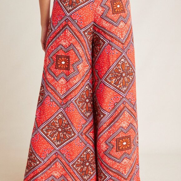 Anthropologie Skirted Wide Leg Pants - Picture 3 of 7